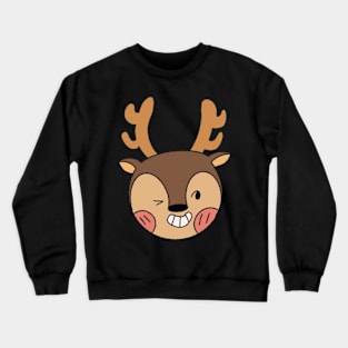 Adorable Reindeer Crewneck Sweatshirt